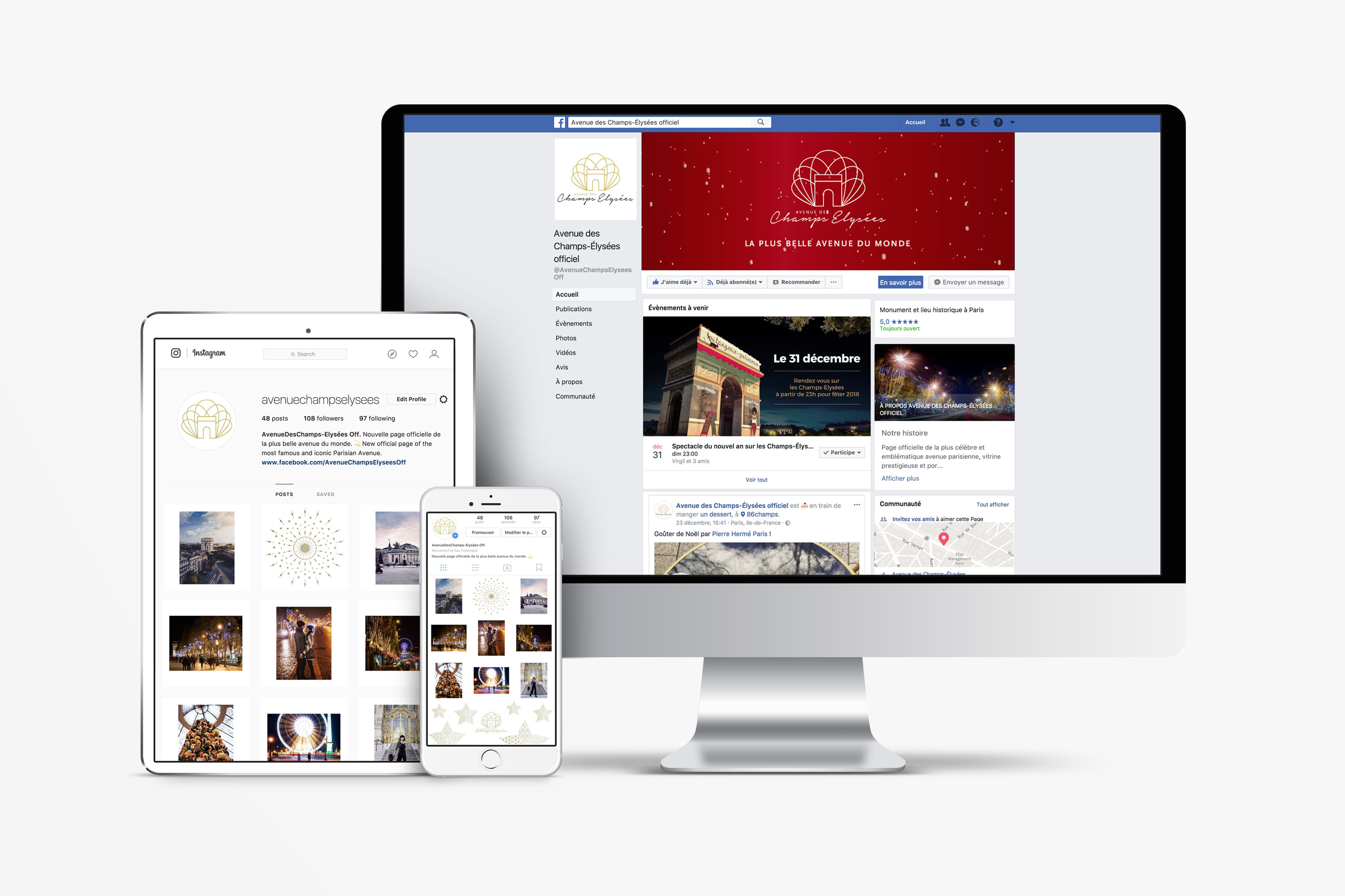 Social Media CHamps-Élysées